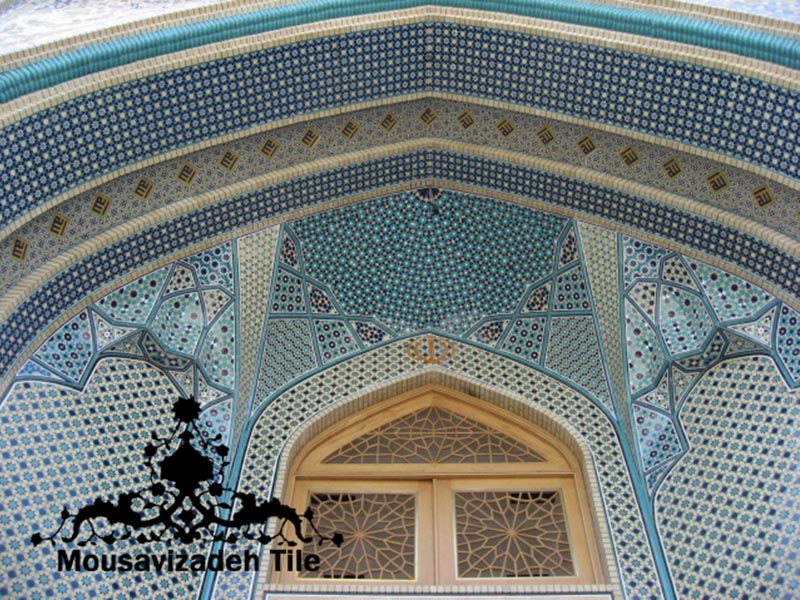مسجد امام علی -دانشگاه افسری تهران-گره و معرق