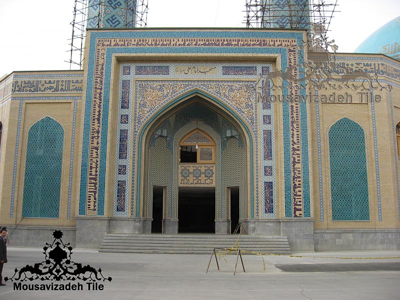 مسجد امام علی -دانشگاه افسری تهران-گره و معرق