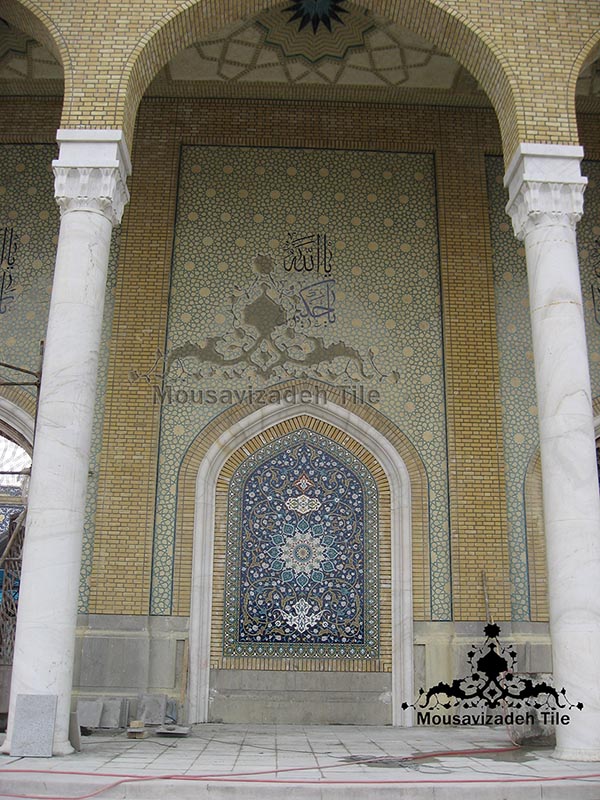 صحن جدید حضرت معصومه(ع)-معرق